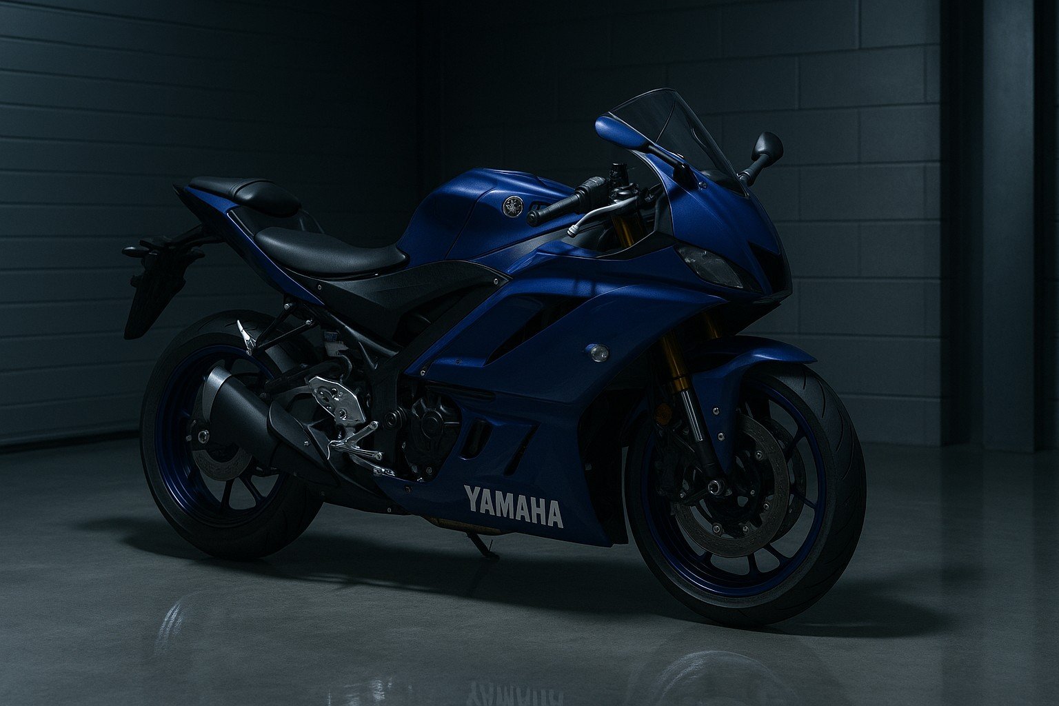 Moto Yamaha em destaque